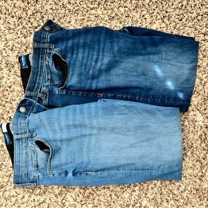 Old Navy Men’s Slim Jeans Lot of 2 | 34x30 | Stretch Denim | Blue Washes